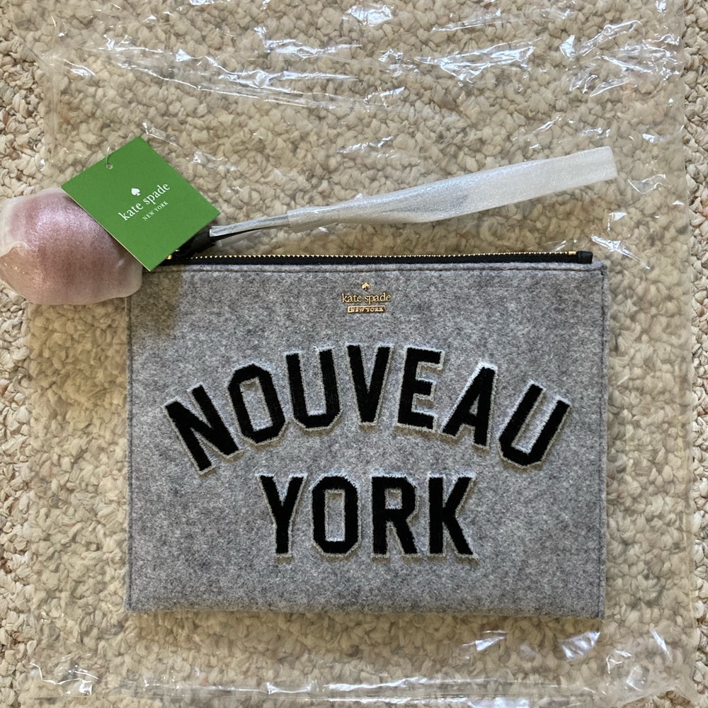 kate spade Nouveau York medium bella pouch